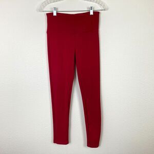 BULA Women's Tapered Winter Weight Leggings Base Layer Size 1 Red Sports Ski